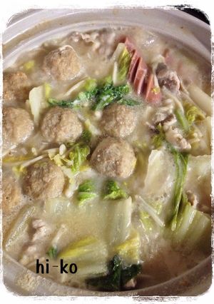 胡麻ドレであの味に挑戦☆胡麻豆乳鍋-レシピのメイン写真