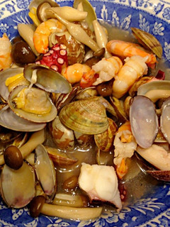 漁師風アサリと海老の酒蒸し-レシピのメイン写真