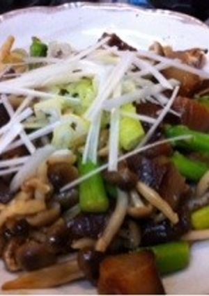 豚のチラガーとアスパラの中華炒め-レシピのメイン写真