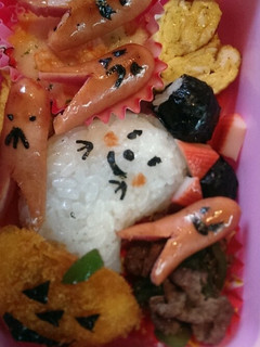 ハロウィン?ミニーおばけ弁当-レシピのメイン写真
