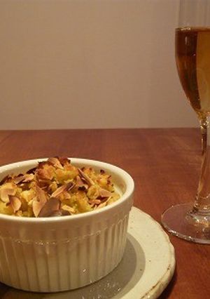 さつま芋とアーモンドのココットカマン-レシピのメイン写真