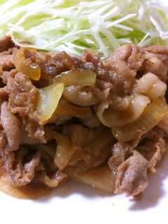豚こまと玉ねぎの生姜焼き-レシピのメイン写真