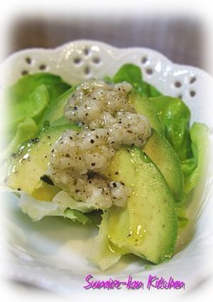すだちと塩麹のアボカドサラダ-レシピのメイン写真