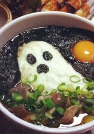 ハロウィンお蕎麦-レシピのメイン写真