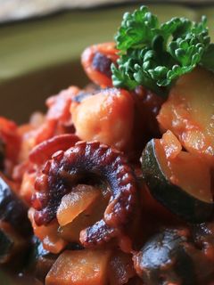 たこの塩こうじ トマト煮込み-レシピのメイン写真