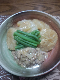 母から娘に*大根と豚肉のみそ煮*-レシピのメイン写真
