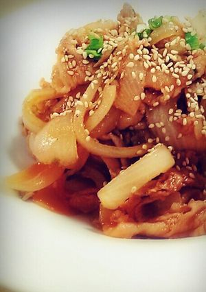 韓国の味！豚肉のコチュジャン炒め-レシピのメイン写真