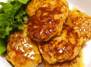 お弁当のおかず★えのき入り鶏バーグ-レシピのメイン写真