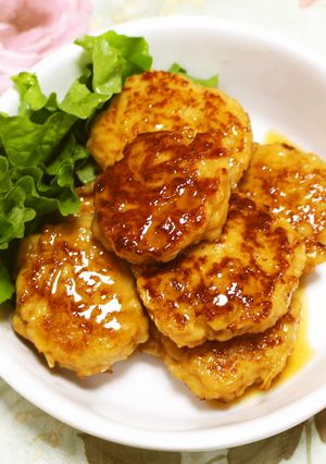 お弁当のおかず★えのき入り鶏バーグ-レシピのメイン写真