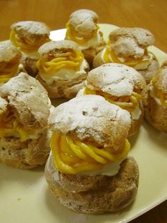 かぼちゃのモンブランシュークリーム-レシピのメイン写真
