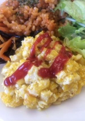 豆腐でスクランブルエッグ-レシピのメイン写真