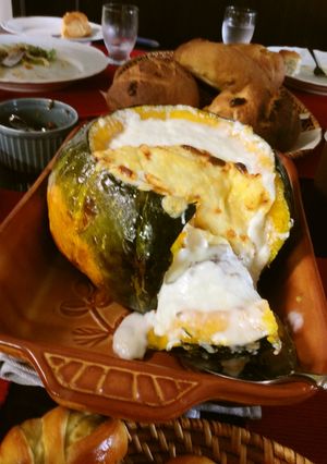 スタッフ ド パンプキン ハロウィンに！-レシピのメイン写真