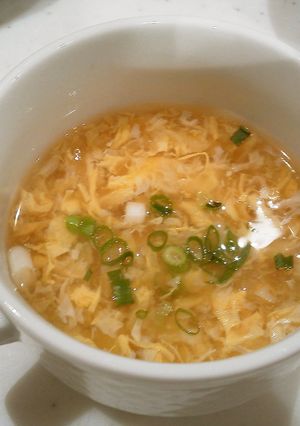 ふわふわ、かき玉汁たまごスープ子供大好き-レシピのメイン写真