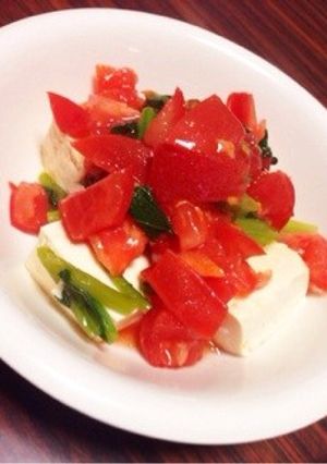 トマトと豆腐サラダ♪-レシピのメイン写真