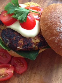 ひよこ豆バーガー-レシピのメイン写真