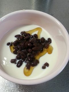 あずきヨーグルト-レシピのメイン写真