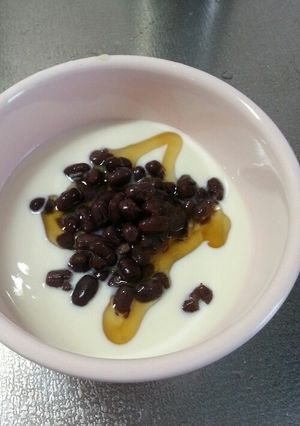 あずきヨーグルト-レシピのメイン写真