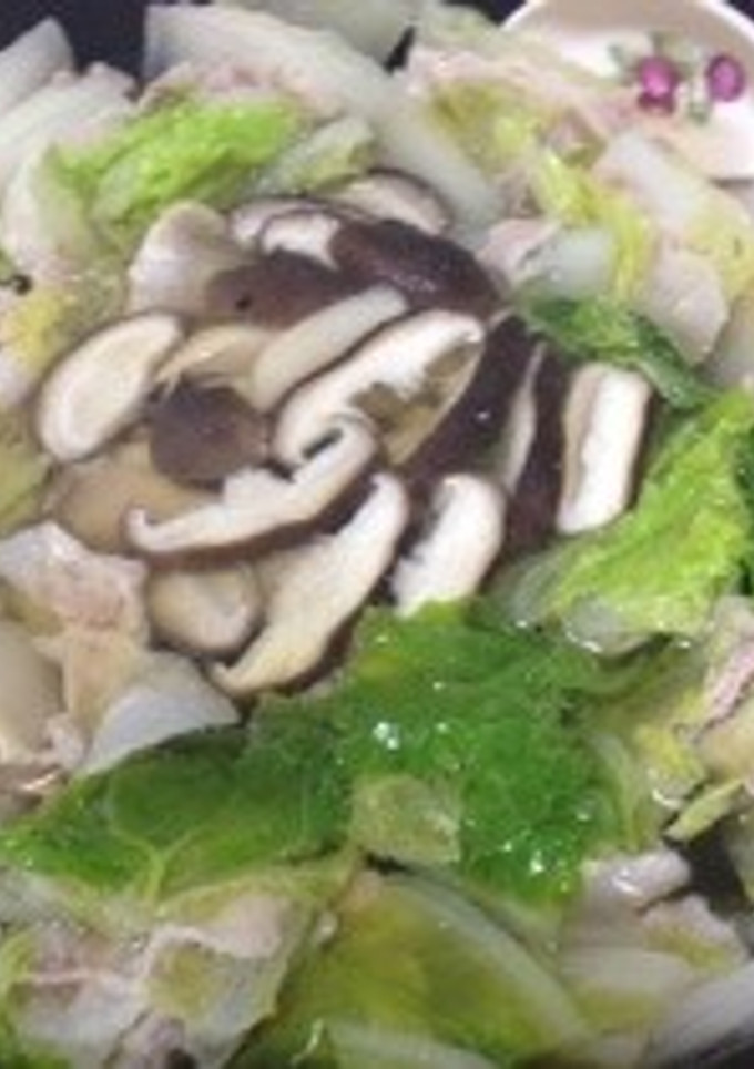 ぽかぽか☆簡単☆白菜と豚の重ね煮-レシピのメイン写真