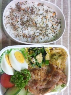 しょうが焼き弁当-レシピのメイン写真