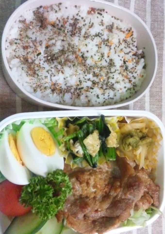 しょうが焼き弁当-レシピのメイン写真