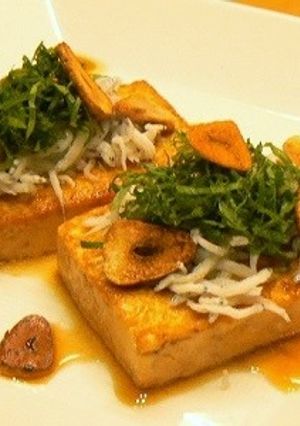 豆腐ステーキ★ガーリックポン酢でウマウマ-レシピのメイン写真