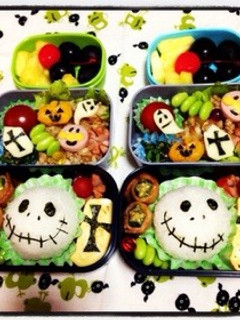 ぉ弁当☆ハロウィン仕様♥︎-レシピのメイン写真