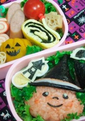 ハロウィン☆キャラ弁♪-レシピのメイン写真