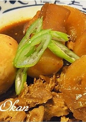大根と豚肉の味噌煮-レシピのメイン写真