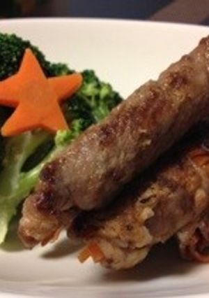 人参キンピラの肉巻き-レシピのメイン写真