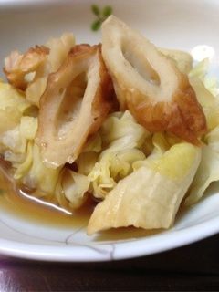 キャベツとちくわのさっと煮-レシピのメイン写真