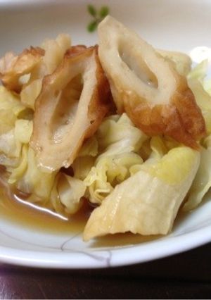 キャベツとちくわのさっと煮-レシピのメイン写真