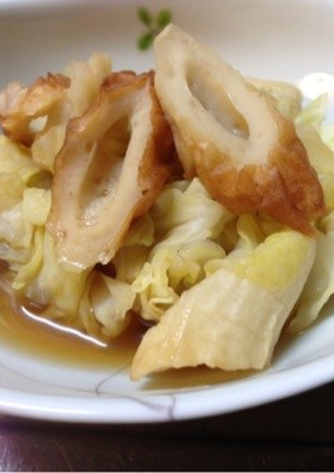 キャベツとちくわのさっと煮-レシピのメイン写真