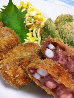 イカがゴロゴロ~!イカゲソのコロッケ-レシピのメイン写真