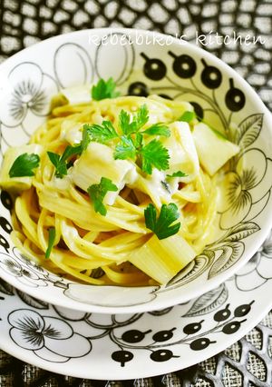 長ねぎとゴルゴンゾーラのパスタ-レシピのメイン写真