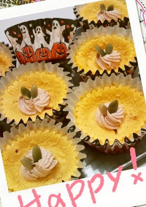南瓜ベイクドチーズケーキ シナモン風味-レシピのメイン写真
