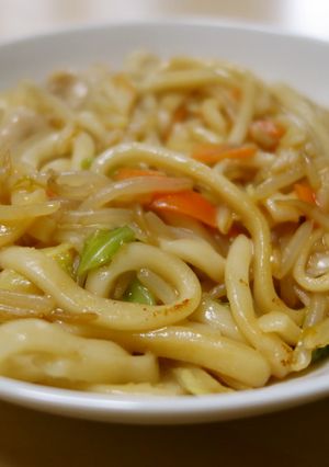 簡単ホルモンうどん-レシピのメイン写真