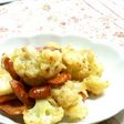 *カリフラワーとウインナーのオイマヨ*