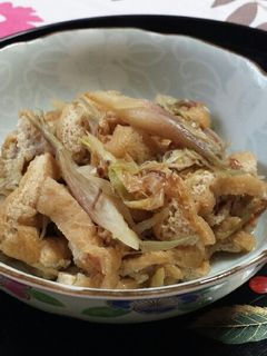 お揚げとみょうがの甘辛煮-レシピのメイン写真