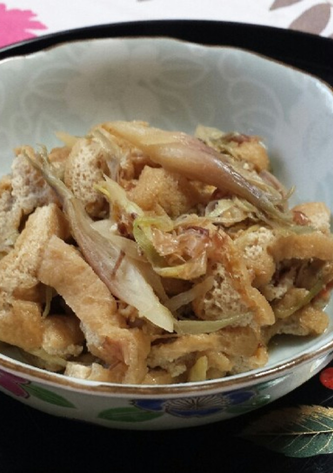 お揚げとみょうがの甘辛煮-レシピのメイン写真