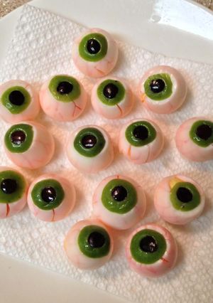 ハロウィン キモリアル目玉(゚Д゚;)-レシピのメイン写真