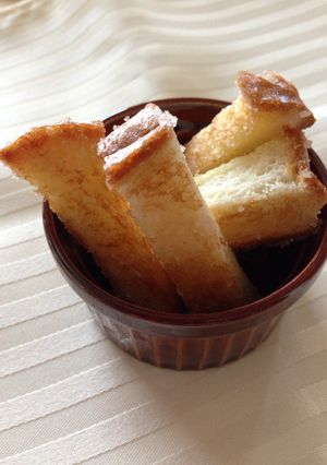 ☆朝食に!おやつに!かりかり食パン☆-レシピのメイン写真