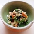 柿と菊菜の白和え