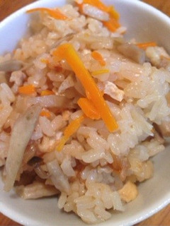 麺つゆで炊き込みご飯-レシピのメイン写真