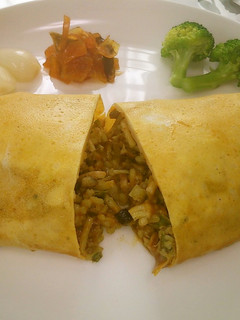親子オムそばキーマカレー-レシピのメイン写真