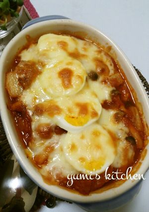 ♡ごっそり野菜のトマト缶煮onチーズ♡-レシピのメイン写真