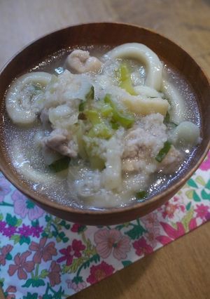 風邪に効く！栄養たっぷり煮込みうどん☆-レシピのメイン写真