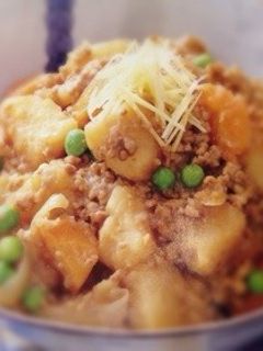 そぼろ肉じゃが-レシピのメイン写真