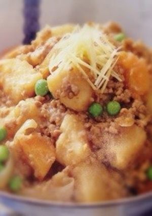 そぼろ肉じゃが-レシピのメイン写真