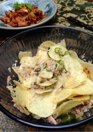 ポテトチップスとツナのサラダ-レシピのメイン写真