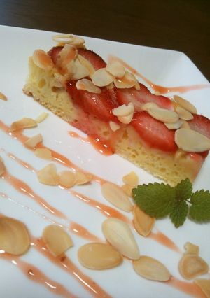 ノンオイル☆苺のヨーグルトケーキ♡-レシピのメイン写真